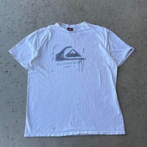 Quiksilver Men's White T-shirt